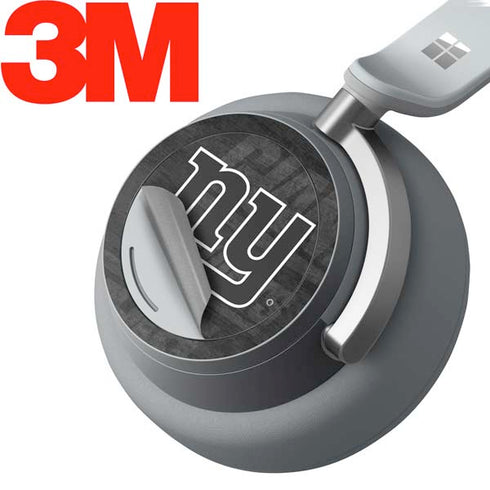 NFL New York Giants Black & White Surface Headphones Skin